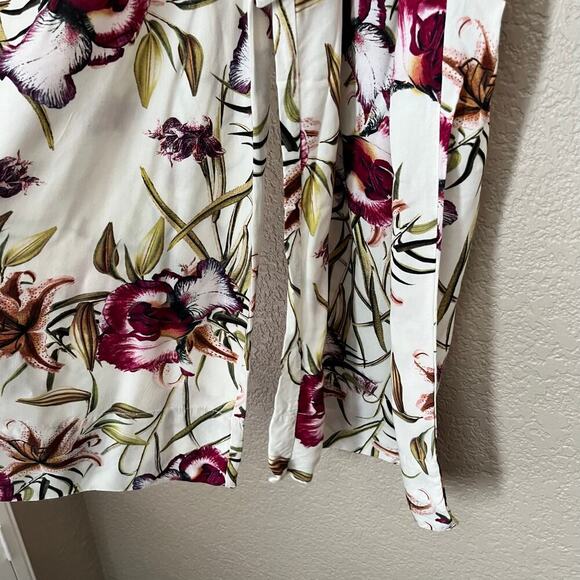 Anthropologie The Odells Riley Floral Wide Leg Pants Women’s Size XS Tropical - Picture 5 of 7